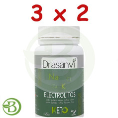 Pack 3x2 Électrolytes 60 Capsules Keto Drasanvi