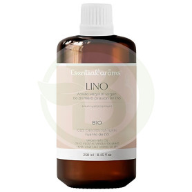 Huile Végétale de Lin Bio 250Ml. Esential Aroms