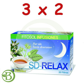 Pack 3x2 Relajante SD 20 Filtros Ynsadiet