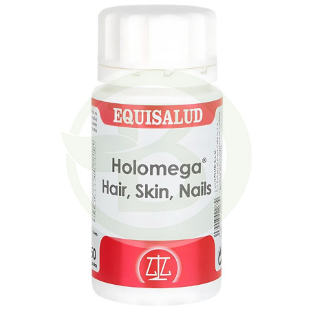 Holomega Hair Skin Nails 50 Capsules Equisalud