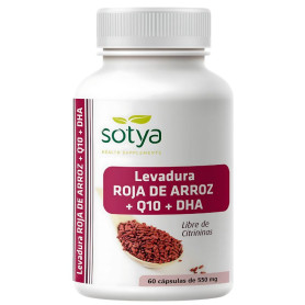Levure de Riz Rouge + Q10 + Dha 550Mg 60 Gélules Sotya