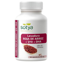 Levure de Riz Rouge + Q10 + Dha 550Mg 60 Gélules Sotya