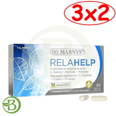 Pack 3x2 Relahelp 30 Gélules Marnys