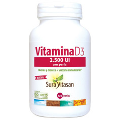 Vitamine D3 2 500 Ui 120 Perles Sura Vitasan