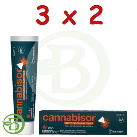 Pack 3x2 Cannabisor Efecto Calor Pomada 60Ml Soria Natural