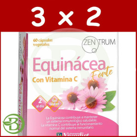 Pack 3x2 Equinacea con Vitamina C Forte 60 Capsulas Ynsadiet