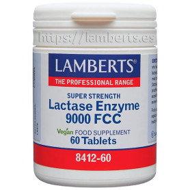 Enzyme Lactase 9000Fcc 60 Comprimés Lamberts