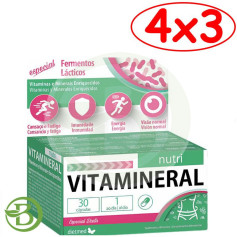 Pack 4x3 Vitaminéral Nutri 30 Gélules Dietmed