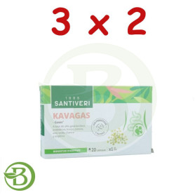 Pack 3x2 Kavagas 20 Capsulas Santiveri