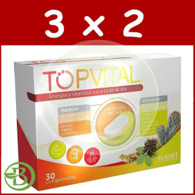 Pack 3x2 Topvital 30 Comprimidos Eladiet
