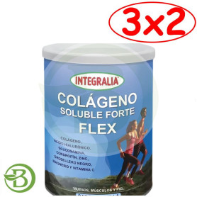 Pack 3x2 Colageno Forte Flex Vainilla 300G Integralia