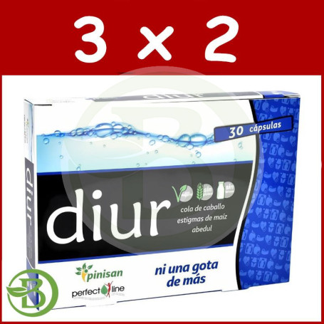 Pack 3x2 Perfect Line Diur 30 Cápsulas Pinisan