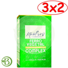 Pack 3x2 Ferro Complexe Végétal 30 Gélules Etat Pur