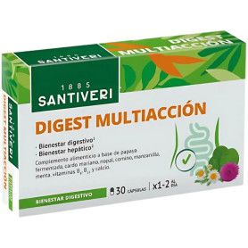Digest Multiaction 30 Gélules Santiveri