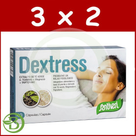 Pack 3x2 Dextress 40 Cápsulas Santiveri