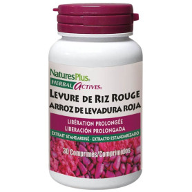 Levure de riz rouge (Ryr) 30 comprimés Natures Plus