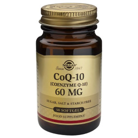Coenzyme Q10 dans l&#39;huile 60 mg 30 perles Solgar