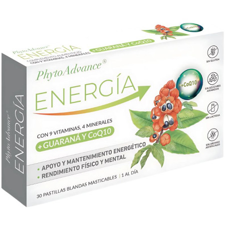 Phytoadvance Energy 30 gélules molles à croquer