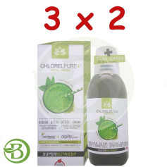 Pack 3x2 Chlorelpure Metal Detox 500Ml. Intersa