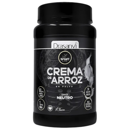 Poudre de crème de riz saveur neutre 1 kg Drasanvi Sport Live