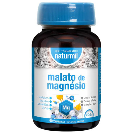 Malate de Magnésium 90 Comprimés Naturmil