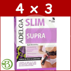 Pack 4x3 Adelgaslim Supra 30 Cápsulas Dietmed