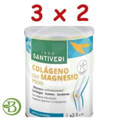 Pack 3x2 Arthrosine Collagène avec Magnésium Gelartrin 275Gr. Santiveri