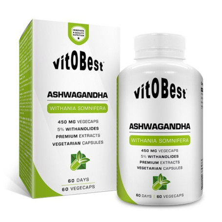 Ashwagandha 60 Gélules Végétales Vit.O.Best