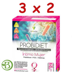 Pack 3x2 Probidiet Intime Femme 30 Gélules Nova Diet