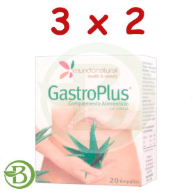 Pack 3x2 GastroPlus 20 Ampollas Mundo Natural