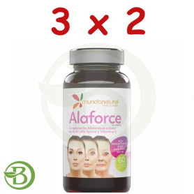 Pack 3x2 Alaforce 600Mg. 60 Cápsulas Mundo Natural
