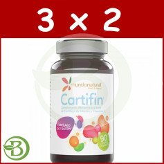 Pack 3x2 Cartifin 750Mg. 90 gélules Natural World