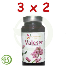 Pack 3x2 Valeser 450Mg. 60 Cápsulas Mundo Natural