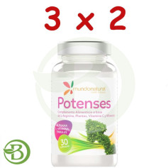 Pack 3x2 Potenses 30 Gélules Natural World