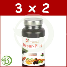 Pack 3x2 Depurplus 60 Cápsulas Mundo Natural