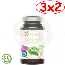 Pack 3x2 Lecicol 60 Cápsulas Mundo Natural