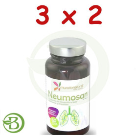 Pack 3x2 Neumosan 60 Cápsulas Mundo Natural