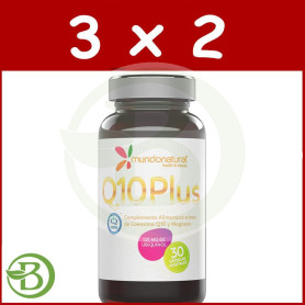 Pack 3x2 Q10 Plus Ubiquinol 30 Capsulas Mundo Natural