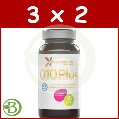 Pack 3x2 Q10 Plus Ubiquinol 30 Gélules Natural World