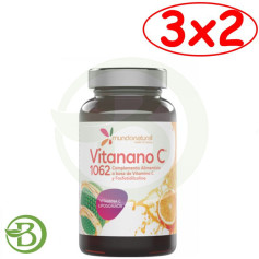 Pack 3x2 Vitanano C 1062 30 Gélules Natural World
