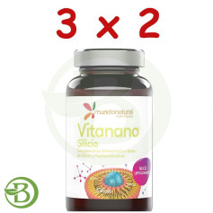 Pack 3x2 Vitanano Silicium Liposomal 30 Gélules Natural World