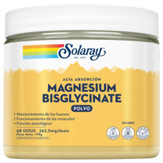Poudre de bisglycinate de magnésium 179 g (68 portions) Solaray