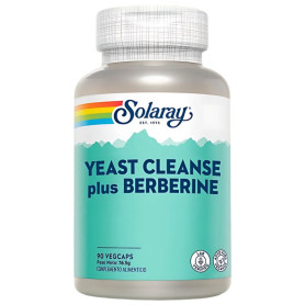 Yeast Cleanse Plus Berberine 90 Gélules Solaray