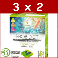 Pack 3x2 Probidiet Digestif 30 Gélules Nova Diet