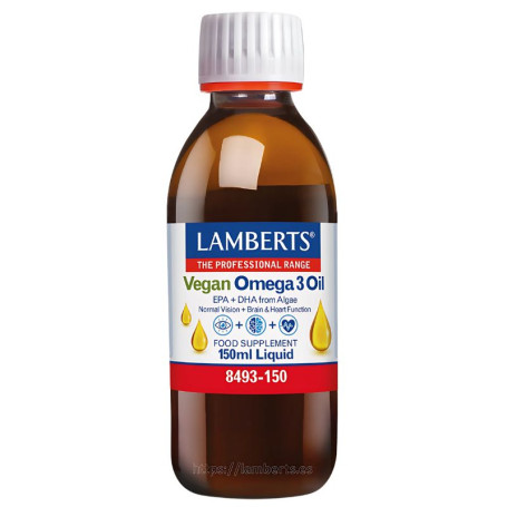 Omega 3 Liquide Végétalien 150 ml Lamberts