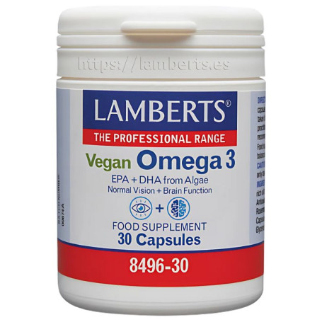 Oméga 3 Végétalien 30 Gélules Lamberts