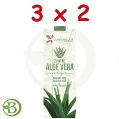 Pack 3x2 Jus d&#39;Aloe Vera Bio 1Lt Natural World
