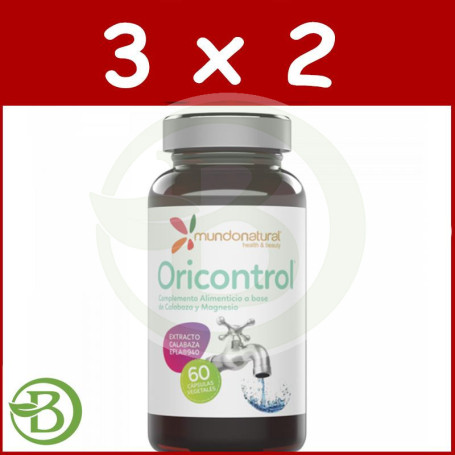 Pack 3x2 Oricontrol 60 Cápsulas Mundo Natural