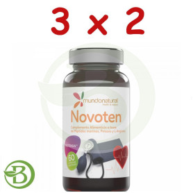 Pack 3x2 Novoten 60 Cápsulas Mundo Natural