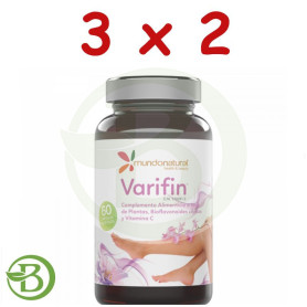 Pack 3x2 Varifin 60 Cápsulas Mundo Natural